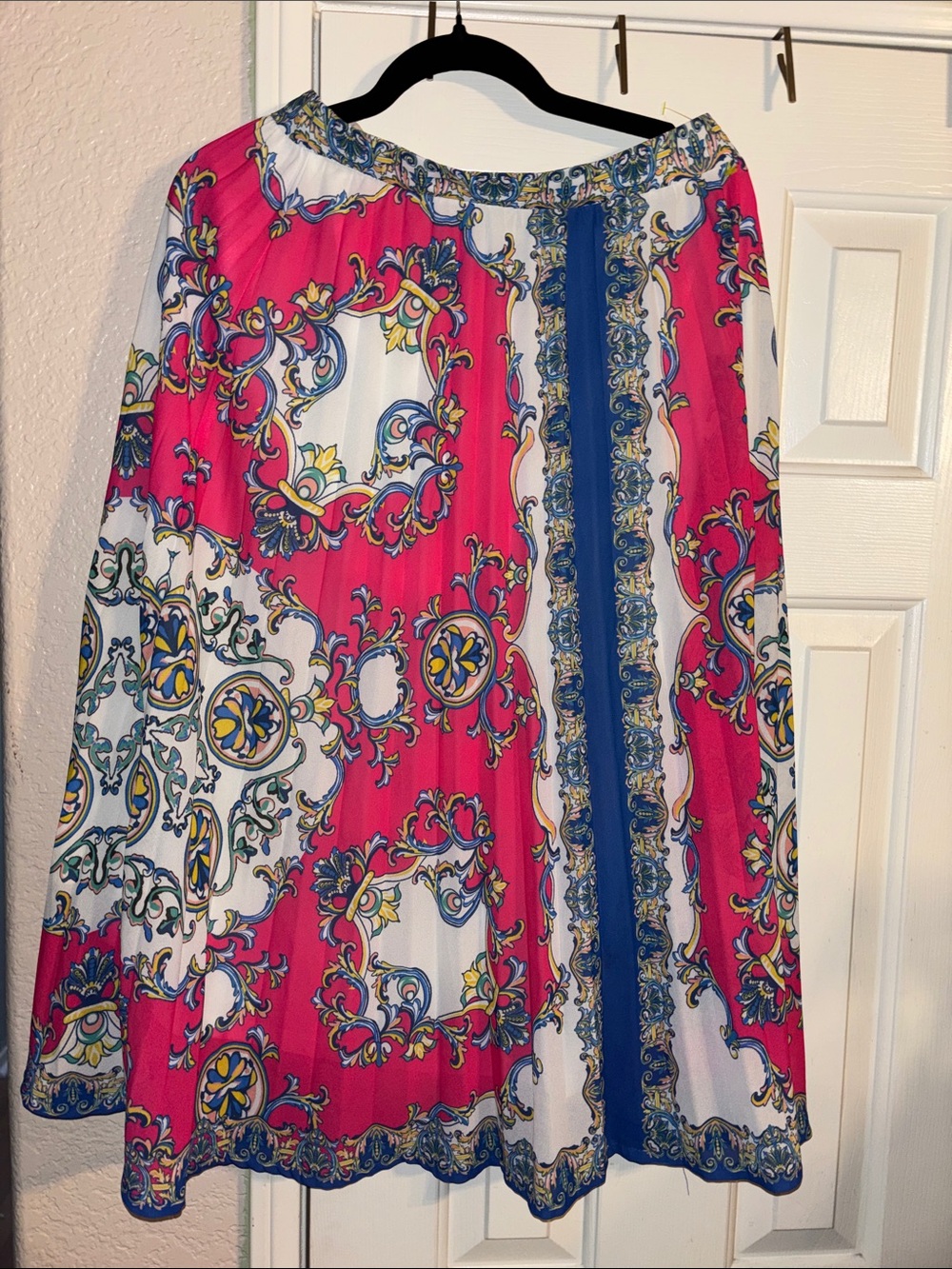 Flying Tonato Women’s Pink Patterned Maxi Skirt Medium NWOT